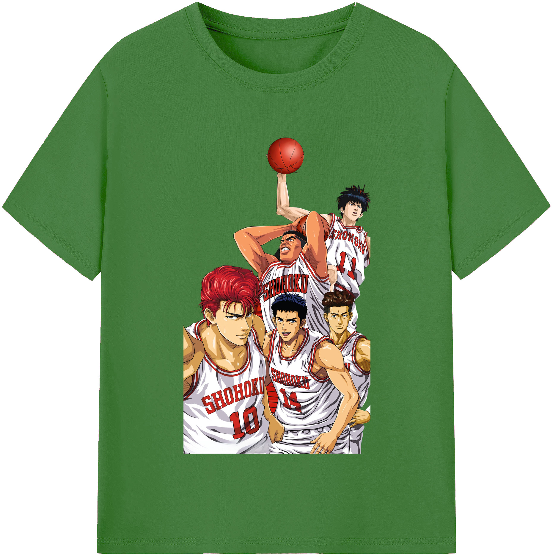 （画像用） SLAM DUNK／スラムダンク レディースカジュアルプリントTシャツ（綿100％）